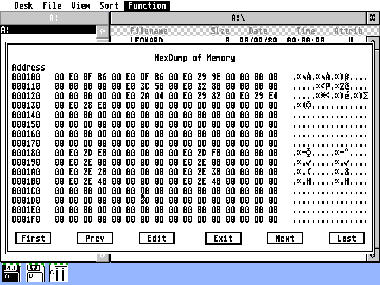 ST Tools atari screenshot